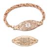 ASTERY Custom Medical Alert Bracelet for Women with Free Engraving,Personalized Emergency Identification Bracelet Waterproof Diabetic Women's Medical Alert ID Bracelet view 1