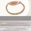 ASTERY Custom Medical Alert Bracelet for Women with Free Engraving,Personalized Emergency Identification Bracelet Waterproof Diabetic Women's Medical Alert ID Bracelet view 2