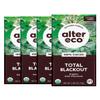 Alter Eco | Dark Chocolate Bars | Pure Dark Cocoa, Fair Trade, Organic, Non-GMO, Gluten Free (4-Pack Total Blackout) view 1