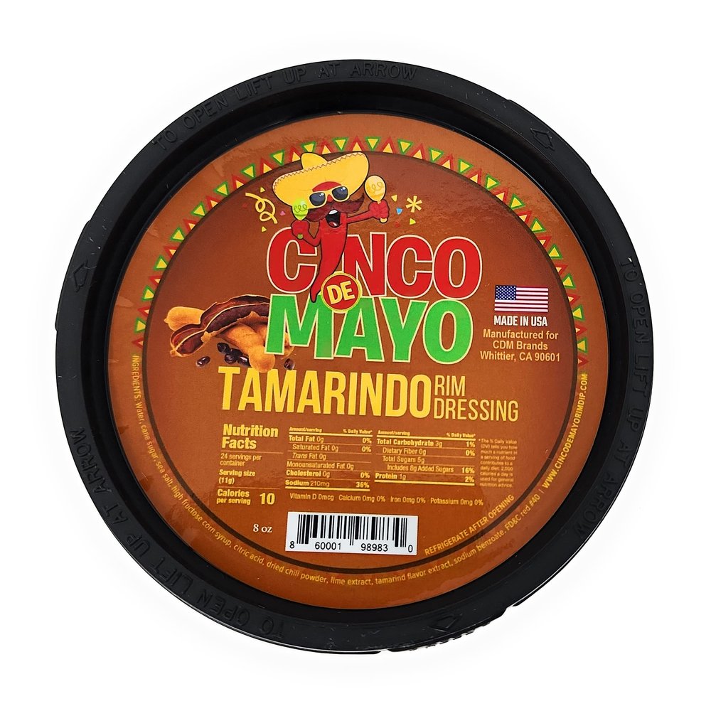 Cinco de Mayo Tamarindo Rim Dip Cocktail Rim Dressing (1 x 7.6 oz. Container) Tamarindo 7.6 oz. 1 Pack