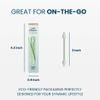 LastSwab Reusable Cotton Safety Swabs for Baby Ear Cleaning - The Sustainable and Sanitary Alternative to Single-Use Q Tips - Easy to Clean and Zero Waste - Convenient Travel Case Holder view 3