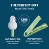 LastSwab Reusable Cotton Safety Swabs for Baby Ear Cleaning - The Sustainable and Sanitary Alternative to Single-Use Q Tips - Easy to Clean and Zero Waste - Convenient Travel Case Holder view 4