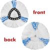 3 Pack Mop Replacement Heads Compatible with Spin Mop, Microfiber Spin Mop Refills, Easy Cleaning Mop Head Replacement view 4