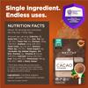 Navitas Organics Cacao Powder - Cocoa Powder Substitute 1:1, For Hot Chocolate, Baking & More - Regenerative Organic Certified, Non GMO, Fairtrade, Gluten Free, Non-alkalized (16oz. Bag, Pack of 2) view 2