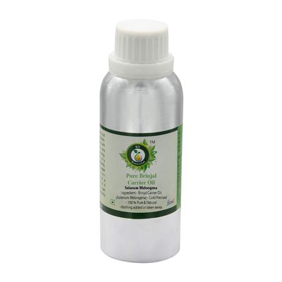 Brinjal Oil | Solanum Melongena | Moisturizes Skin | for Radiant Skin | Fights Acne | Anti-Aging | for Hair | Strengthens Hair | 100% Pure Natural | Cold Pressed | 630ml | 21oz by R V Essential