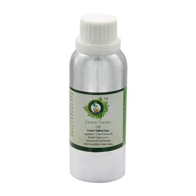 Croton Oil | Croton Tiglium Linn | for Skin | Moisturizes Skin | Anti-Aging | Reduces Scars | for Hair | for Digestion | for Body | Natural and Cold Pressed | 630ml | 21oz by R V Essential
