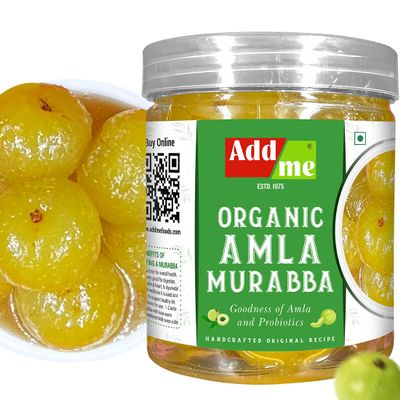 Add me Amla Murabba 400G bina ras Dry awla muraba Best Quality Pet Jar