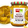 Add me Lemon Lime Pickle Without Oil 500G Glass Pack khatta Nimbu Ka achar Garam Masala North Indian Recipe Glass Pack view 1