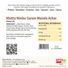 Add me Lemon Lime Pickle Without Oil 500G Glass Pack khatta Nimbu Ka achar Garam Masala North Indian Recipe Glass Pack view 2