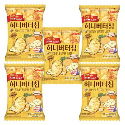 HAITAI HONEY BUTTER CHIP VARIETY SNACK BOX - ORIGINAL, FROMAGE BLANC, AND COMBO(60g,120g) BOX DEAL (Original 60g, 5)