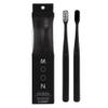 MOON Soft Bristle Toothbrush 2-Pack - Extra Soft Toothbrushes for Adults, Sensitive Gums & Teeth-Friendly - 720 Tapered Ultra-Fine Bristles per Brush for Gentle Deep Cleaning view 1