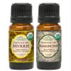US Organic 100% Pure Myrrh, Frankincense Essential Oil Combo Pack - Directly sourced from The Horn of Africa - USDA Certified Organic - Use Topically or in Diffuser (10 ml Combo) view 1