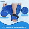 Atsuwell Ankle Ice Pack Wrap, Reusable Ice Pack for Ankle, Large Gel Cold Pack Foot for Cold Compression, Flexible Heel Gel Pack for Men Women, Relaxation view 3
