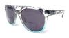 NineLife Basics The Paris Bifocal Reading Sunglasses Round Butterfly Sun Readers for Women + 3.25 Teal Tortoise with Smoke view 2