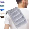 SuzziPad Microwavable Heating Pads for Neck and Shoulder Back Discomfort, 7x16 Fatigue Soothing Heated Pad Microwave, Moist Hot Packs, Unscented Heat Pack for Aches, Sore Muscle, Gray view 1
