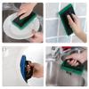 24Pcs. Home All-Purpose Non-Scratch Cleaning Scrub Brush Pad Come with Handle. This Cleaning Scrub Brush Perfect for Your Bathroom, Kitchen and Laundry Room Use for All-Purpose Scrubbing view 2