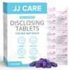 JJ Care Disclosing Tablets for Kids and Adults - 120 Count, Individually Wrapped Plaque Disclosing Tablets for Kids Brushing Teeth, Berry Flavored Plaque Remover, Dental Care for Teeth Brushing view 1