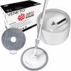VENETIO Innowellclean Microfiber Spin Mop and Bucket Set with Patented Water Filtration System - Deep Self Cleaning/Dry/Wet All-In-One Floor Mop for Home Hardwood, Tile - Ideal for Pet Owners (2 Pads) view 1