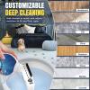VENETIO Innowellclean Microfiber Spin Mop and Bucket Set with Patented Water Filtration System - Deep Self Cleaning/Dry/Wet All-In-One Floor Mop for Home Hardwood, Tile - Ideal for Pet Owners (2 Pads) view 4
