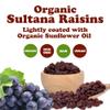 Food to Live Organic Sultana Raisins, 2.5 Pounds - Non-GMO, Unsweetened, Unsulfured, Lightly Coated with Organic Sunflower Oil, Vegan, Paleo Friendly, Bulk. No Sugar Added. Vitis Vinifera Linne view 4