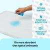 Medline Ultrasorbs Drypads with SlipResist Technology, 30" x 36", 5 Count, Super Absorbent Disposable Bed Pads, Incontinence Bed Pads, Adult Bed Pads, 10x More Absorbent, Chucks For Adults, Elderly view 4