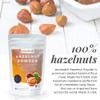 powbab Hazelnut Powder - 100% USA Grown Roasted Hazelnut Meal Flour. Roasted Nutty Flavor, Not Raw. Whole Food: Finely Ground Hazelnut Flour for Baking. No Added Sugar or Fillers. Gluten Free (5.5 Oz) view 2