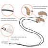 Clips Otoclip for Adults and Kids with 7mm 9mm 11mm Silicone Loops for BTE Hearing Aids - Anti Lost Lanyard Cord and Carry Case (Black) view 2