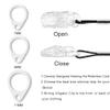 Clips Otoclip for Adults and Kids with 7mm 9mm 11mm Silicone Loops for BTE Hearing Aids - Anti Lost Lanyard Cord and Carry Case (Black) view 3
