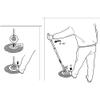 360 Spin Mop Replacement Head,Universal Rotating Mops Head Refill, Microfiber Washable Mop System Home Floor Cleaning Tools (Pack of 4) view 4