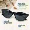 2SeeLife Butterfly Cat Eye Fashion Sunglasses Black view 4