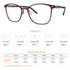 ProEyes Longitude 6, Progressive Blue Light Blocking Screwless Readers, Anti-Reflective, 0 Power on Top Lens (Red, 1.75) view 3