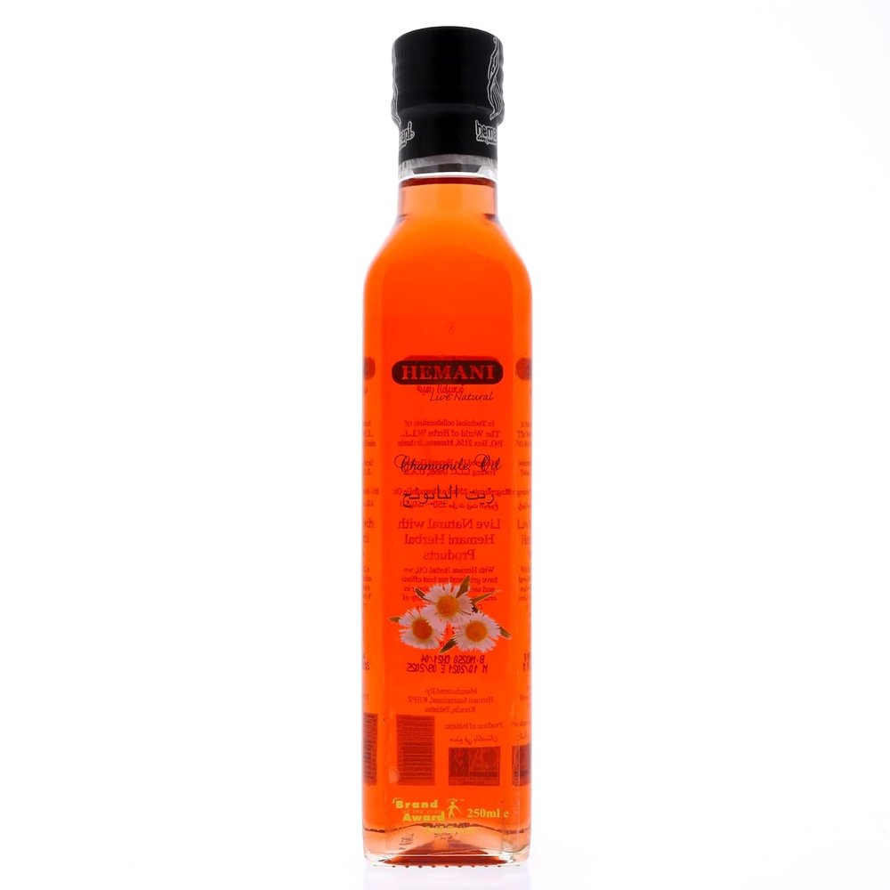 Hemani Chamomile Oil 250mL - 100% Pure, Natural Oil for Relaxation and Skin Care