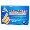 200 Ct Assorted Sizes Adhesive Bandages Non-Stick Pad Water Resistant First Aid view 1