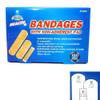 200 Ct Assorted Sizes Adhesive Bandages Non-Stick Pad Water Resistant First Aid view 2