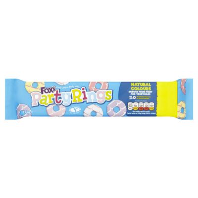 Fox's Party Rings 125G (Pack Of 12)
