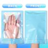 100 Pieces Smell Proof Mylar Bags- Resealable Holographic Packaging Pouch Bag with Clear Window for Food Storage Eyelash Jewelry Electronics Storage (Blue, 4 x 6 Inch) view 3
