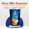 DELE FOOD White Cheese Mini Empanadas, 1 oz (24 Units)  Gluten-Free Frozen Appetizer with Cornmeal Dough and Cheese  Pre-Cooked and Ready to Heat in Oven or Air Fryer  Perfect Snack or Party Food view 2