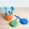 Omie OmieBox Utensil Refill Pack for OmiePod - Matches Capri Blue, Sunrise Orange or Mint Green OmieBox Utensil Set with Case - Reusable, Travel, Lunch Boxes - 3 spoons + 3 forks | PODS NOT INCLUDED view 4