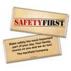 12ct Safety Giveaways Promotions Personalized Candy Chocolate Bars (12 Pack) - Safety First view 1