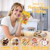 100 Pack Resealable Bags, Resealable Packaging Mylar Bags, Heat Seal Bag with Frosted Clear Window, Foil Pouch Smell Proof Zipper Bag for Food Storage (Golden, 4.13 x 5.91 Inches) view 3