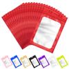 ANZNKU 100 Pcs Red Mylar Bags, Resealable Smell Proof Small Foil Pouches view 1