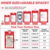 ANZNKU 100 Pcs Red Mylar Bags, Resealable Smell Proof Small Foil Pouches view 2