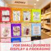 ANZNKU 100 Pcs Red Mylar Bags, Resealable Smell Proof Small Foil Pouches view 3