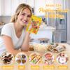ANZNKU 100 Pcs Golden Mylar Bags, Resealable Smell Proof Bag Foil Pouches view 4