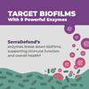 Balance ONE Biofilm Disruptor  Proteolytic Enzymes & Defense Supplement with Serrapeptase & Nattokinase  Systemic & Digestive Support  60 Capsules, 2 Month Supply  for Women & Men  SerraDefend view 2