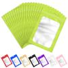 ANZNKU 100 Pcs Green Mylar Bags, Resealable Smell Proof Small Foil Pouches view 1