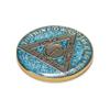 1 Year Sobriety Coin | Glitter Triplate AA Chip Recovery Anniversary Token (Blue) view 4