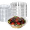 18oz Crystal Clear Disposable Salad Bowls with Lids - Clear Plastic Disposable Salad Containers for Lunch To-Go, Salads, Fruits, Airtight, Leak Proof, Fresh, Meal Prep | Rose Bowl Container (50) view 1