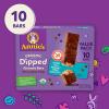 Annie's Organic Dipped Granola Bars, Chocolate Chip, Peanut Free, 10 Bars, 9.2 oz (Pack of 6) view 4