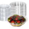 [150 Pack] 24oz Salad Bowls To-Go with Lids - Crystal Clear Plastic Disposable Salad Containers | Airtight, Lunch, Salads, Parfait, Fruits, Leak Proof, Airtight, Fresh, Meal Prep | Rose Bowl Container view 1